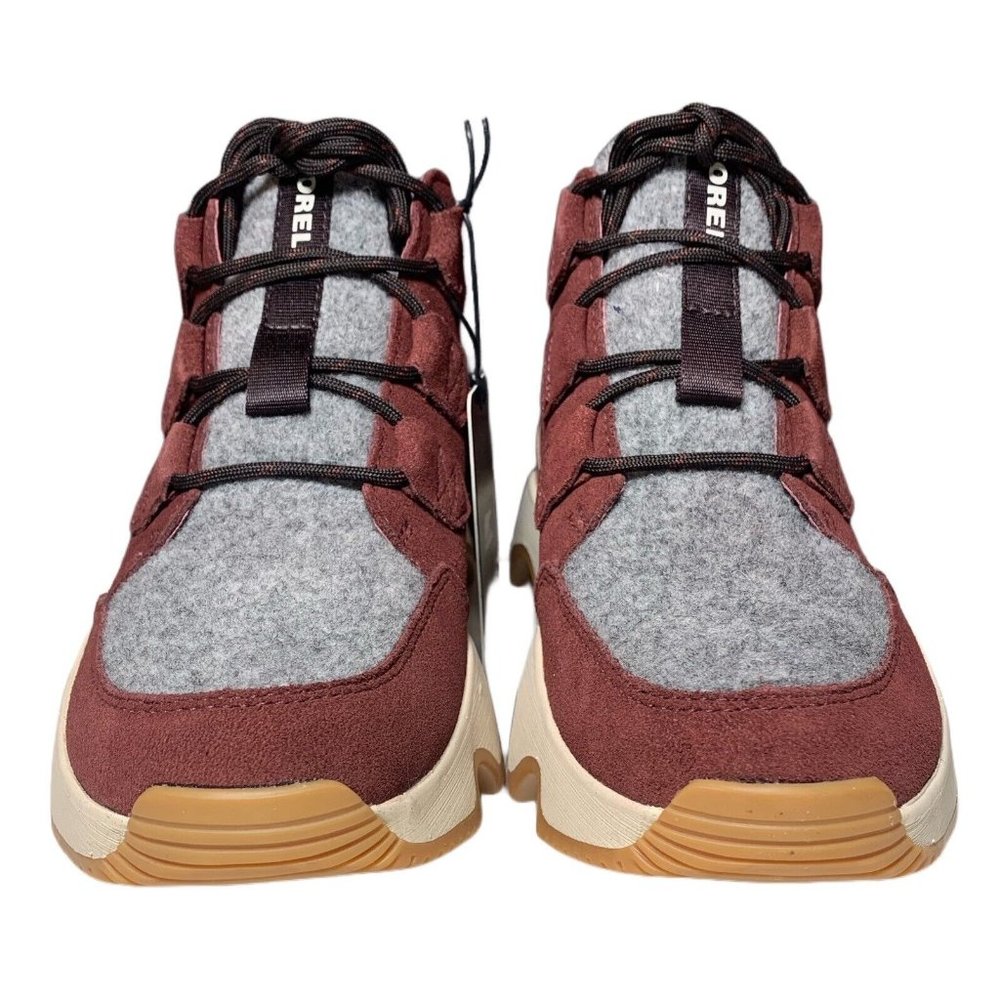 Sorel Kinetic Impact Caribou WP Women's Casual Shoes, Spice/Blackened Brown 8 - Picture 2 of 8